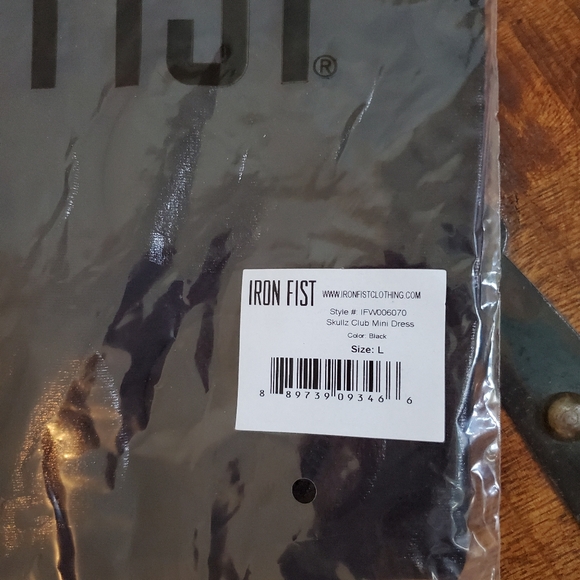 ☠ Iron Fist Skullz Club Mini Dress ☠ - Picture 9 of 16